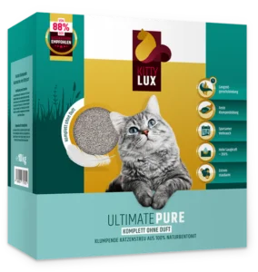 KittyLux Ultimate "Pure" ohne Duft 10kg - Katzenstreu