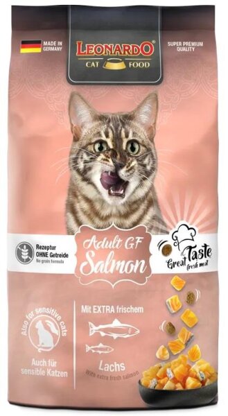 LEONARDO® Trockenfutter - Adult GF Salmon 1,8kg - Lachs, Getreidefrei
