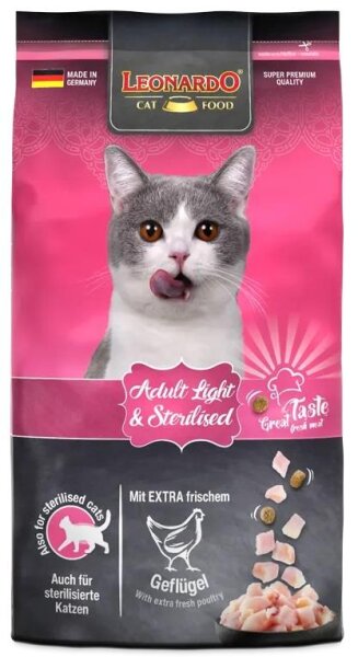 LEONARDO® Trockenfutter - Adult Light & Sterilised 1,8kg