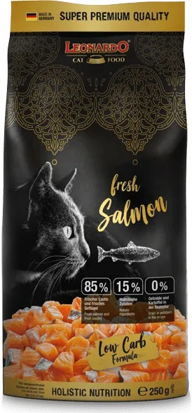 LEONARDO® Trockenfutter - fresh Salmon 250g - Lachs, Getreidefrei