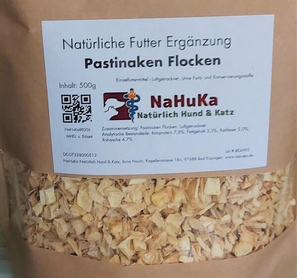 NaHuKa Beiflocken - Pastinaken Flocken 500g - getrocknet