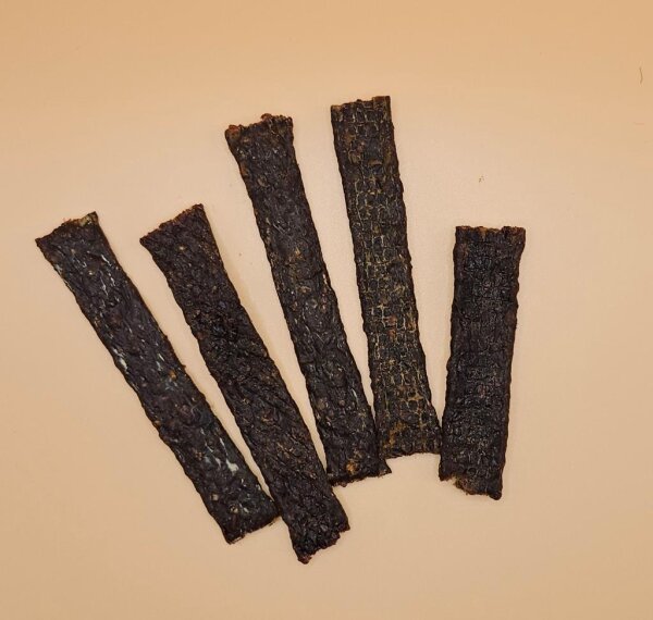 NaHuKa Natur Leckerli - Fleischstreifen Pferdefleisch 100g - getrocknet