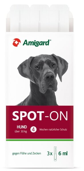 Amigard Spot On Hund über 30kg – 3er Pack 3x 2ml