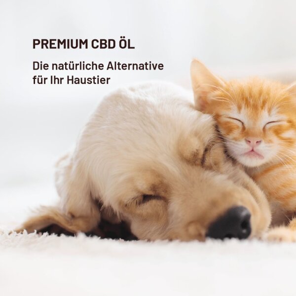 NaHuKa Premium CBD-Öl 5% für Katzen 10ml - BIO mit hohem Reinheitsgrad
