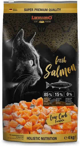[P0001991] LEONARDO® Trockenfutter - fresh Salmon 4kg - Lachs, Getreidefrei