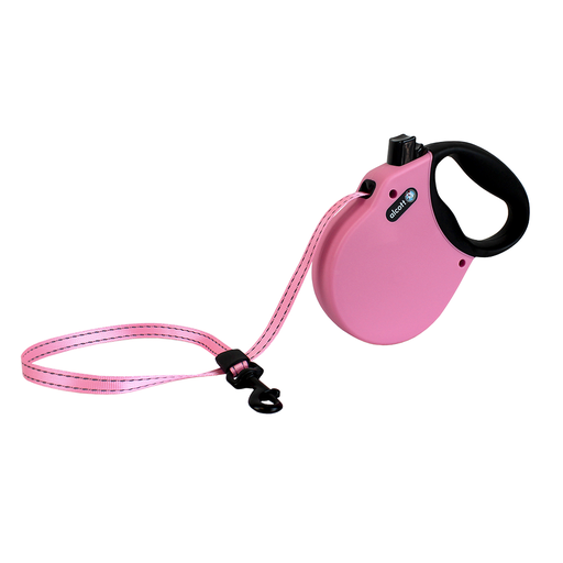 [849910115387] Alcott Adventure Automatik-Rollleine M pink 5m Gurt für Hunde bis 30kg