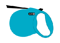 [849910119361] Alcott Wanderer Automatik-Rollleine M blau 5m Gurt für Hunde bis 30kg