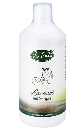 [PV12542120] LaPura Lachsöl 1000ml - kaltgepresst aus Norwegen