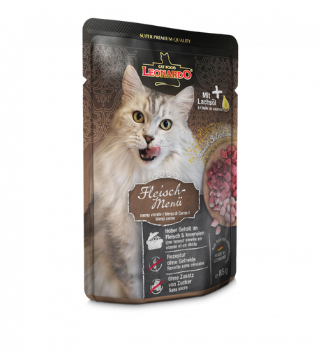 [P0008410] LEONARDO® Pouches 85g Fleischmenü - Frischebeutel