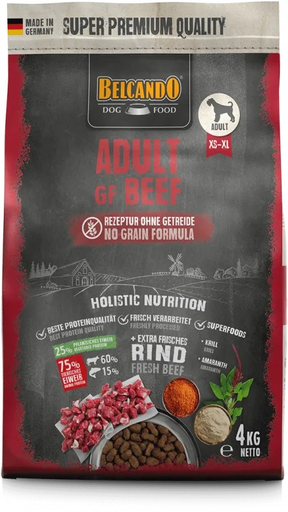 [P0001238] BELCANDO® Trockenfutter Adult GF Beef 4kg für Hunde