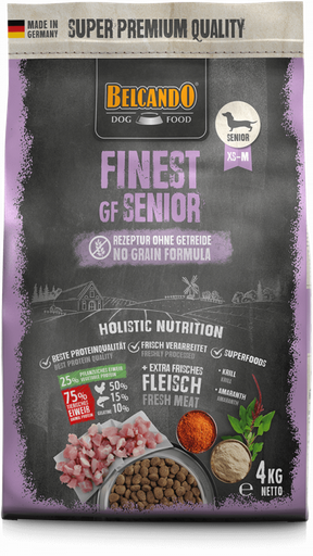 [P0001260] BELCANDO® Trockenfutter Finest GF Senior 4kg für Hunde