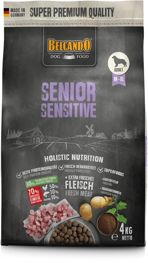 [P0001269] BELCANDO® Trockenfutter Senior Sensitiv - 4kg für ältere Hunde
